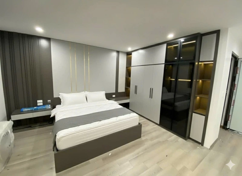 Combo phòng ngủ gỗ MDF CBHD3