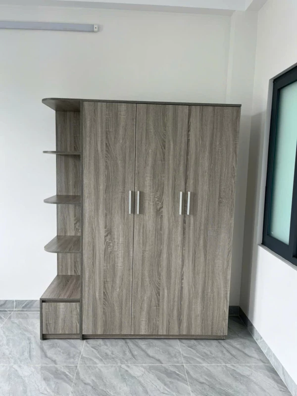 Tủ quần áo gỗ MDF 3 cánh 1 kệ ( 3c1kg )
