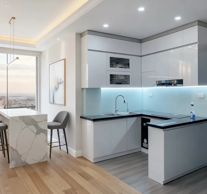 Bộ tủ bếp cao cấp (TB19)