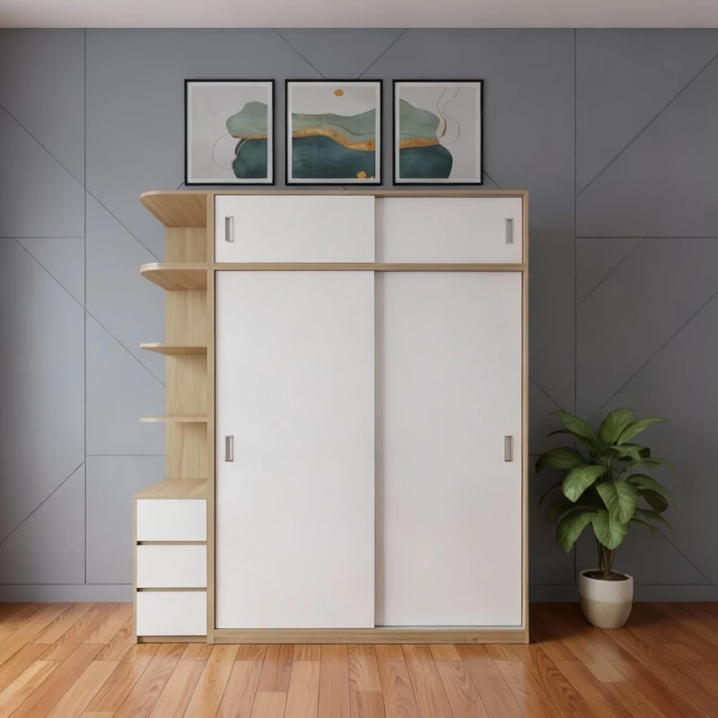 Tủ gỗ 2 cánh lùa tg245