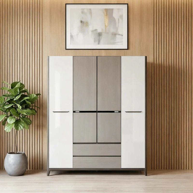 Tủ gỗ cao cấp 4 cánh TG439