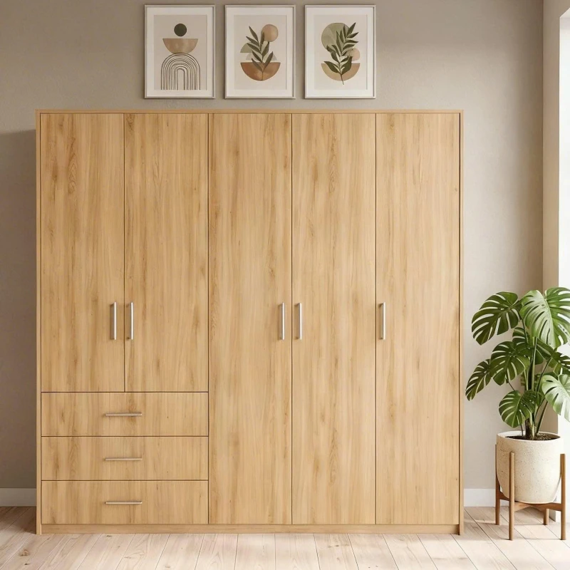 Tủ gỗ cao cấp 5 cánh TG568