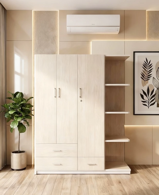 Tủ nhựa cao cấp 3 cánh tn306