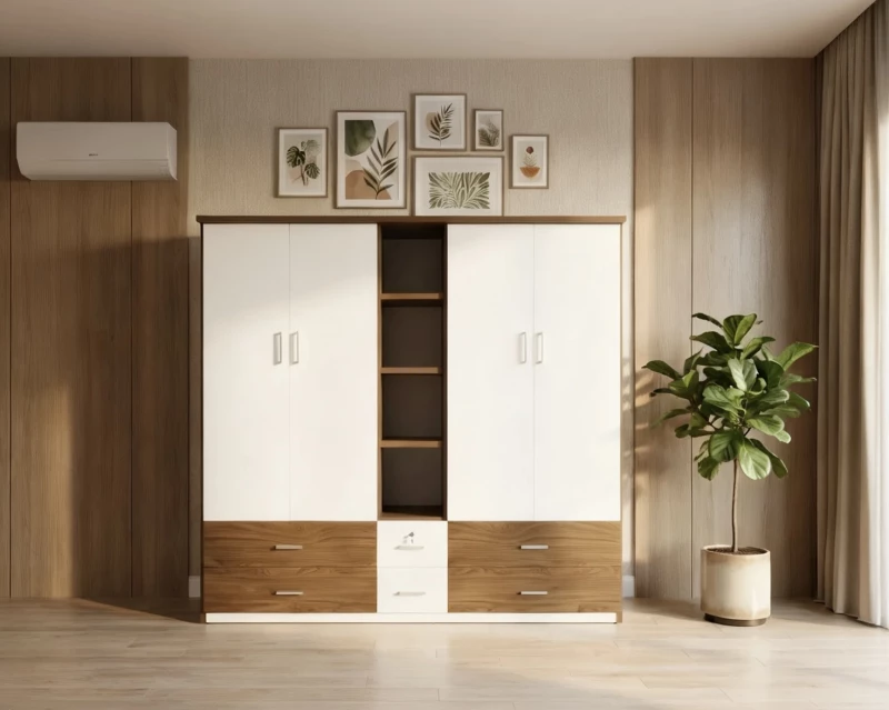 Tủ nhựa cao cấp 4 cánh tn408