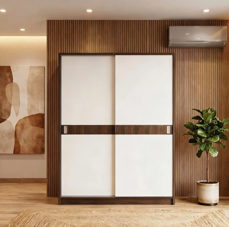 Tủ nhựa cao cấp 2 cánh lùa tn208