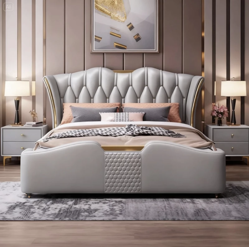 Giường ngủ nhập khẩu nk03