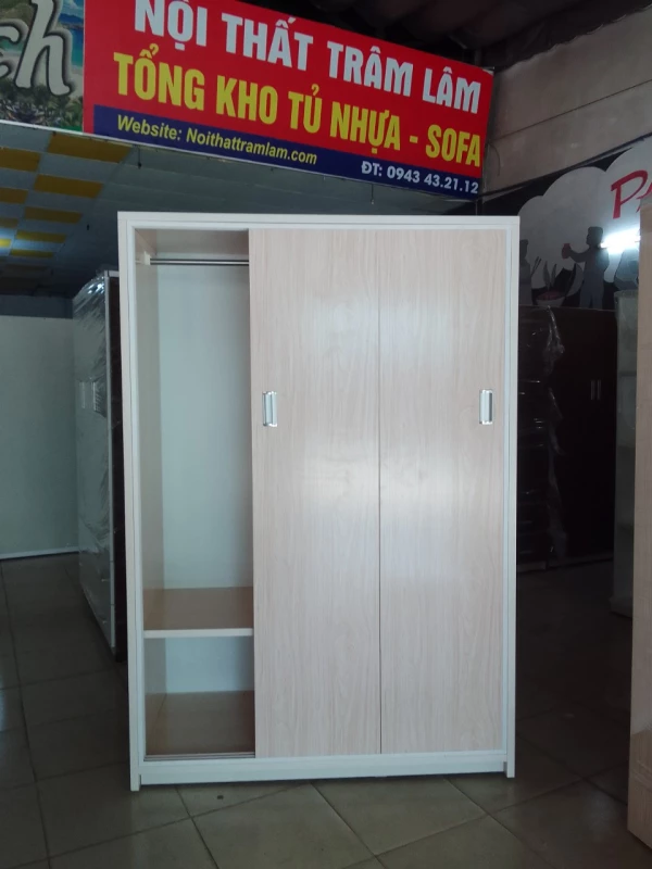 Tủ nhựa Đài Loan 3 cánh lùa TL3C