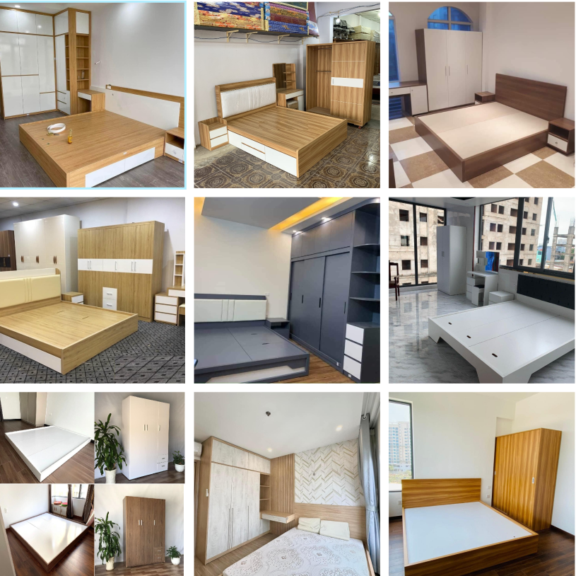 Giường Ngủ Gỗ Cao Cấp