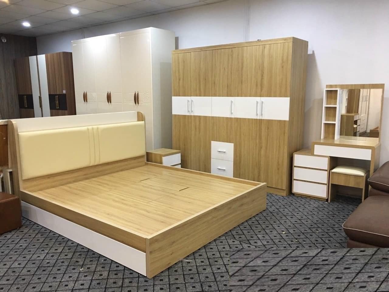 Combo phòng ngủ gỗ MDF MGX14
