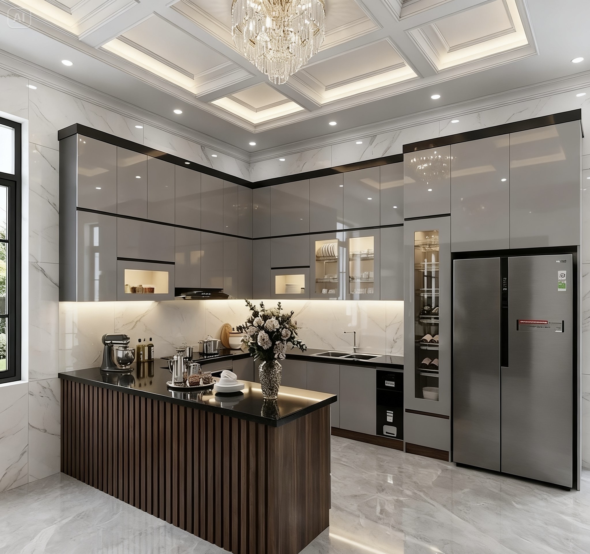 Bộ tủ bếp cao cấp