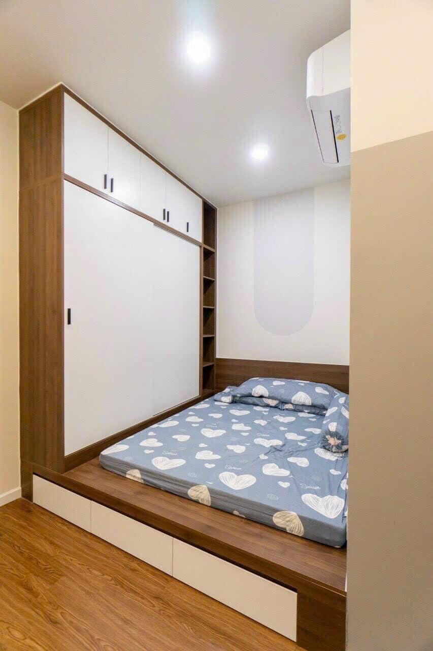 Tủ quần áo liền giường gỗ MDF TLG10